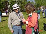 German Vanegas and Alexandria Gazette reporter